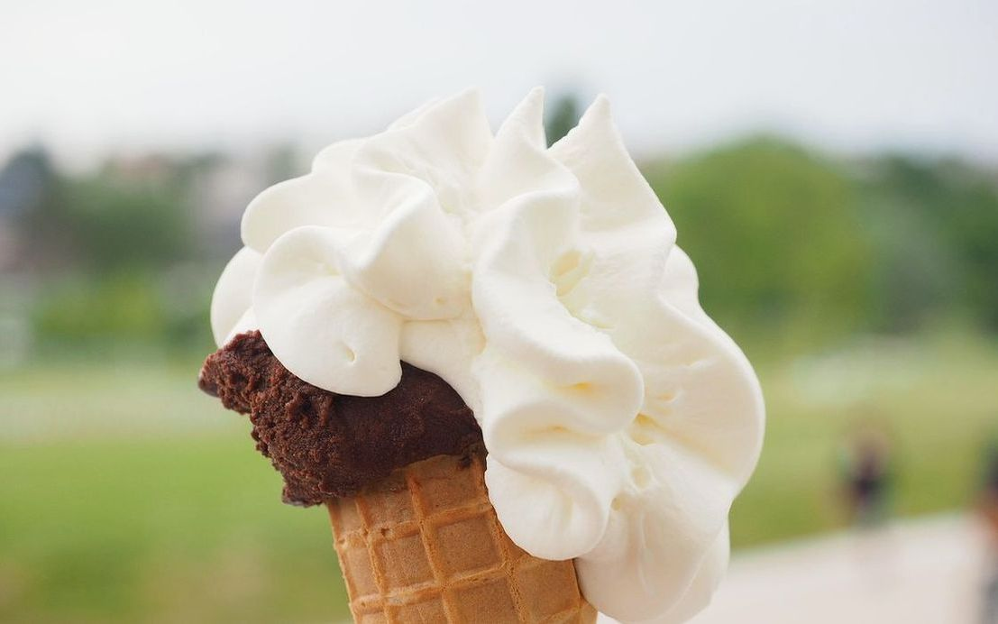 A towering sundae with house-made sauce